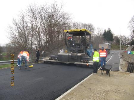 Rekonstrukcija državne ceste Razkrižje-Gibina, utrinki november 2017 18